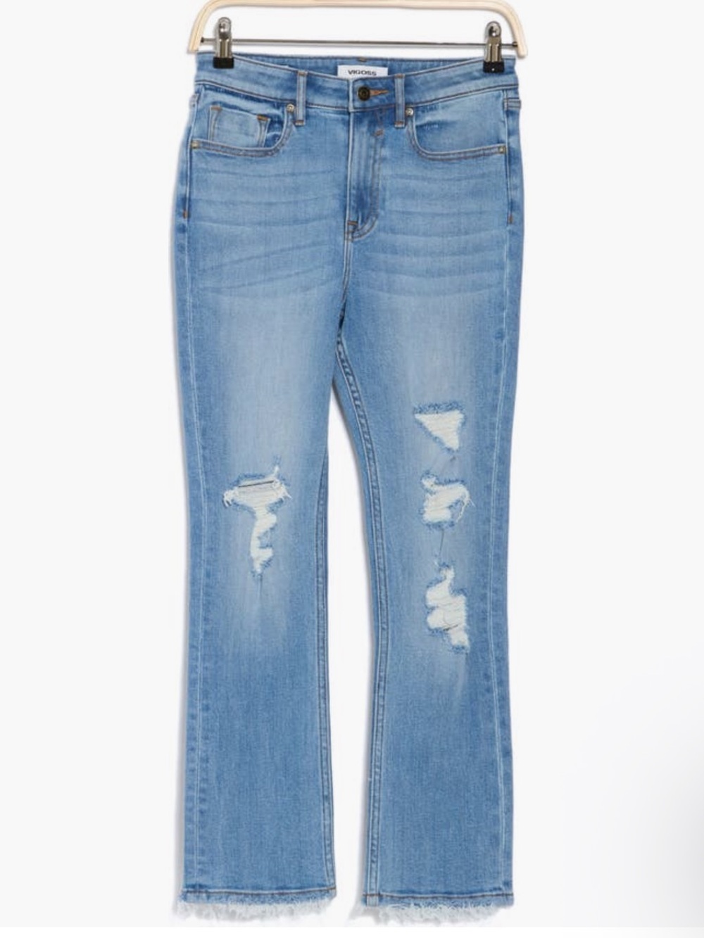 Vigoss Women’s Crosby High Rise Straight Leg Jeans - Picture 3 of 8